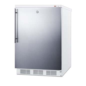 Summit 24" 3.5 cu. ft. Stainless Steel Undercounter Compact Freezer — thumbnail 5