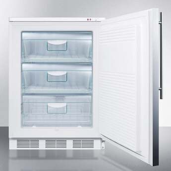 Summit 24" 3.5 cu. ft. Stainless Steel Undercounter Compact Freezer — thumbnail 7