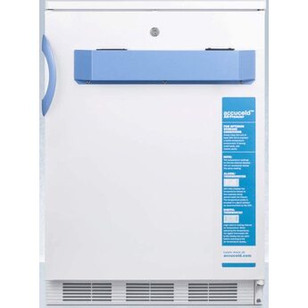 Summit Accucold 24" 3.2 Cu. Ft. White Built-In Compact Freezer