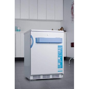 Summit Accucold 24" 3.2 Cu. Ft. White Built-In Compact Freezer — thumbnail 10