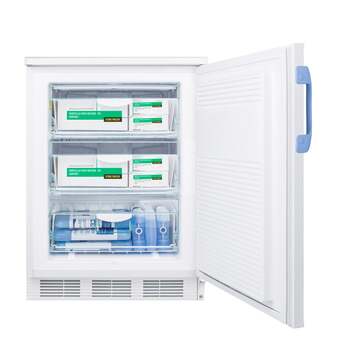 Summit Accucold 24" 3.2 Cu. Ft. White Built-In Compact Freezer — thumbnail 11