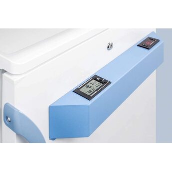 Summit Accucold 24" 3.2 Cu. Ft. White Built-In Compact Freezer — thumbnail 4
