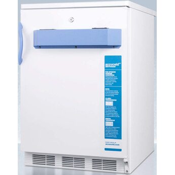Summit Accucold 24" 3.2 Cu. Ft. White Built-In Compact Freezer — thumbnail 5