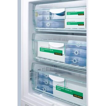 Summit Accucold 24" 3.2 Cu. Ft. White Built-In Compact Freezer — thumbnail 6