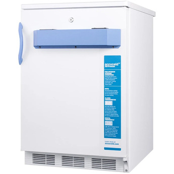 Summit Accucold 24" 3.2 Cu. Ft. White Built-In Compact Freezer — thumbnail 8