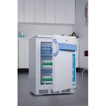 Summit Accucold 24" 3.2 Cu. Ft. White Built-In Compact Freezer — thumbnail 9