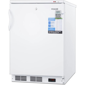 Summit Accucold 24" 3.2 Cu. Ft. White Built-In Compact Freezer — thumbnail 2
