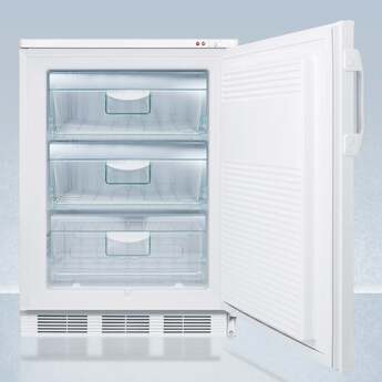 Summit Accucold Medical 24" 3.2 cu.ft. White Compact Freezer — thumbnail 2