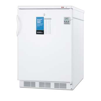 Summit Accucold Medical 24" 3.2 cu.ft. White Compact Freezer — thumbnail 7
