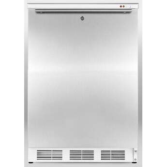 Summit Med 24" 3.5 cu. ft. Stainless Steel Undercounter Upright Freezer