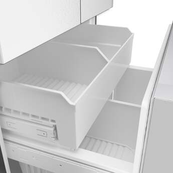 Bosch 36 Inch French Door Refrigerator: Stainless Steel — thumbnail 17
