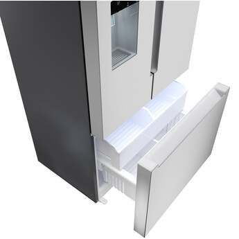 Bosch 36 Inch French Door Refrigerator: Stainless Steel — thumbnail 8
