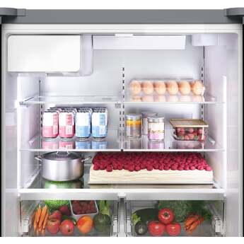 Bosch 36 Inch French Door Refrigerator: Black Stainless Steel — thumbnail 11