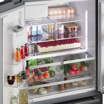 Bosch 36 Inch French Door Refrigerator: Black Stainless Steel — thumbnail 17