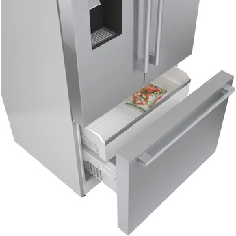 Bosch 36 Inch French Door Refrigerator: Stainless Steel — thumbnail 16