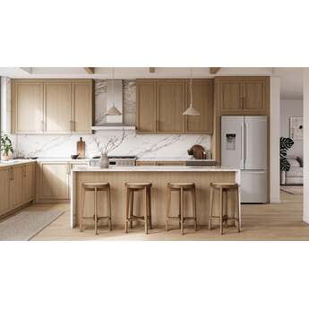Bosch 36 Inch French Door Refrigerator: Stainless Steel — thumbnail 2