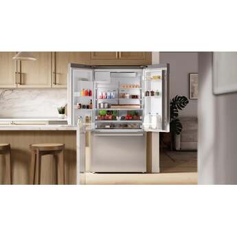 Bosch 36 Inch French Door Refrigerator: Stainless Steel — thumbnail 6