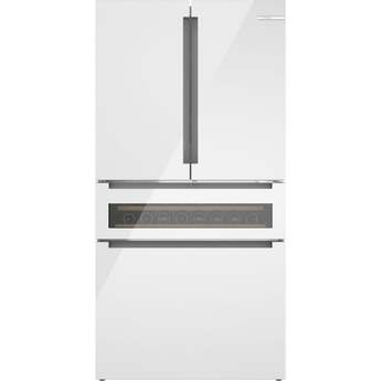 Bosch B36CL81ENW 800 Series 36 Inch White Counter Depth French Door Refrigerator — thumbnail 36
