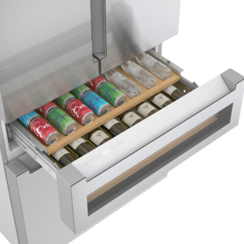 Bosch 800 Series 36 Inch French Door Bottom Mount Refrigerator With Glass Door: Stainless Steel — thumbnail 11