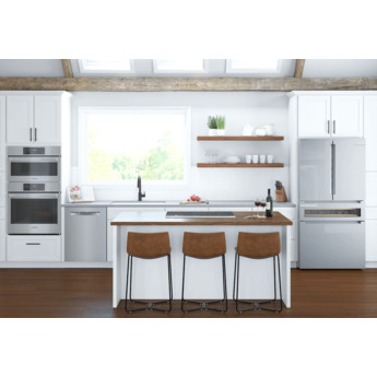 Bosch 800 Series 36 Inch French Door Bottom Mount Refrigerator With Glass Door: Stainless Steel — thumbnail 2