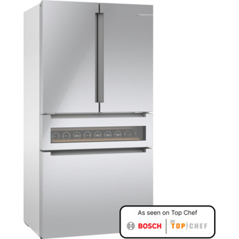 Bosch 800 Series 36 Inch French Door Bottom Mount Refrigerator With Glass Door: Stainless Steel — thumbnail 4