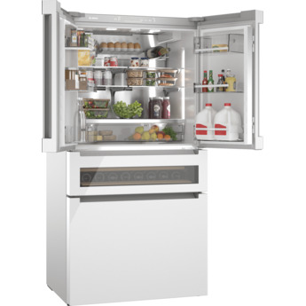 Bosch 800 Series 36 Inch French Door Bottom Mount Refrigerator With Glass Door: White — thumbnail 10