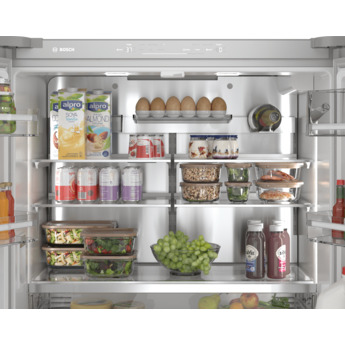Bosch 800 Series 36 Inch French Door Bottom Mount Refrigerator With Glass Door: White — thumbnail 16