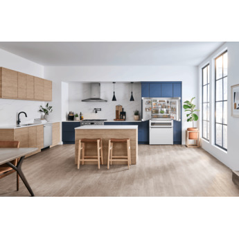 Bosch 800 Series 36 Inch French Door Bottom Mount Refrigerator With Glass Door: White — thumbnail 4
