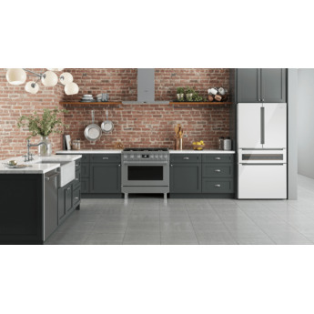 Bosch 800 Series 36 Inch French Door Bottom Mount Refrigerator With Glass Door: White — thumbnail 5