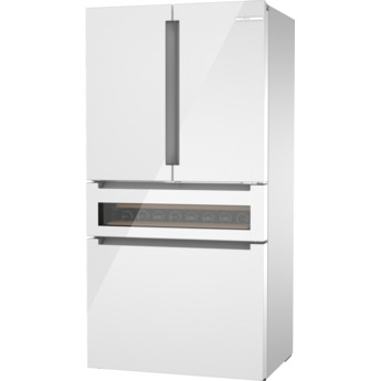 Bosch 800 Series 36 Inch French Door Bottom Mount Refrigerator With Glass Door: White — thumbnail 6