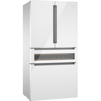 Bosch 800 Series 36 Inch French Door Bottom Mount Refrigerator With Glass Door: White — thumbnail 7