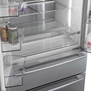 Bosch 800 Series 36 Inch 4- Door French Door Bottom Mount Refrigerator With External Handles: Stainless Steel — thumbnail 5