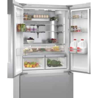 Bosch 800 Series 36 Inch French Door Bottom Mount Refrigerator With Integrated Handles: Stainless Steel — thumbnail 11