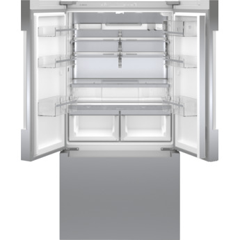 Bosch 800 Series 36 Inch French Door Bottom Mount Refrigerator With Integrated Handles: Stainless Steel — thumbnail 2