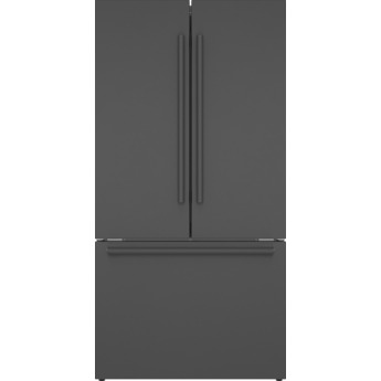 Bosch 800 Series 36 Inch French Door Bottom Mount Refrigerator: Black