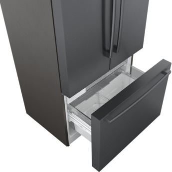 Bosch 800 Series 36 Inch French Door Bottom Mount Refrigerator: Black — thumbnail 15