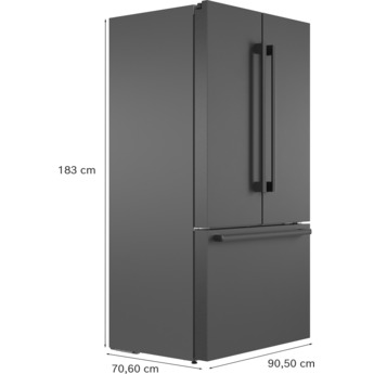 Bosch 800 Series 36 Inch French Door Bottom Mount Refrigerator: Black — thumbnail 16
