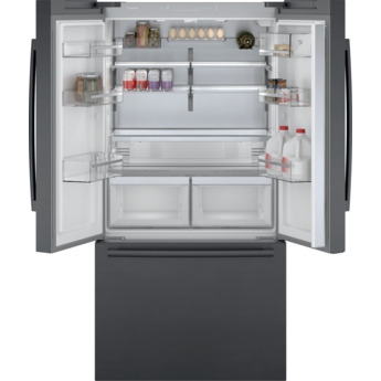 Bosch 800 Series 36 Inch French Door Bottom Mount Refrigerator: Black — thumbnail 4