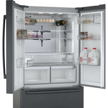 Bosch 800 Series 36 Inch French Door Bottom Mount Refrigerator: Black — thumbnail 7