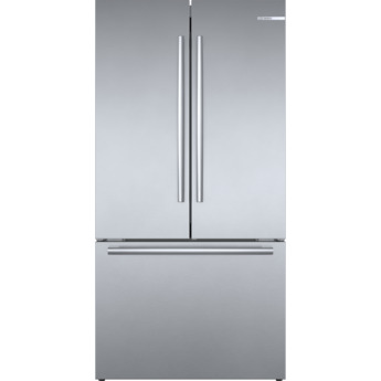 Bosch 800 Series 36 Inch French Door Bottom Mount Refrigerator: Stainless Steel