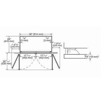 Bosch Benchmark B36IT905NP 36 Inch Counter Depth French Door Refrigerator, in P — thumbnail 30