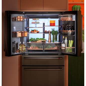 Cafe CGE29DP3TD1 Customizable Professional Collection Series 36 Inch French Door Refrigerator — thumbnail 10