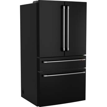 Cafe CGE29DP3TD1 Customizable Professional Collection Series 36 Inch French Door Refrigerator — thumbnail 4