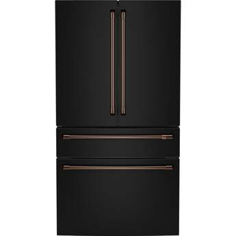 Cafe CGE29DP3TD1 Customizable Professional Collection Series 36 Inch French Door Refrigerator — thumbnail 5