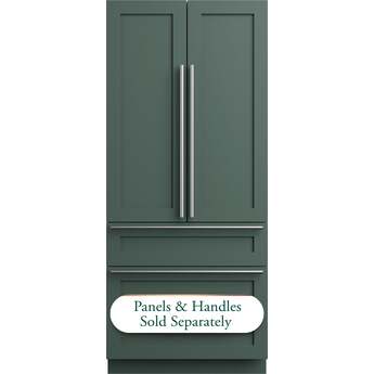 Cafe 36 Inch Built-In French Door Refrigerator: Panel Ready