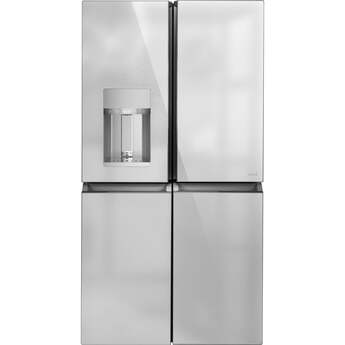 Cafe 36" 27.4 cu.ft. Stainless Steel Four Door French Door Refrigerator - Energy Star