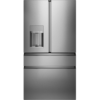 Cafe Modern Glass Series 36 Inch Smart Freestanding 4 Door French Door Refrigerator
