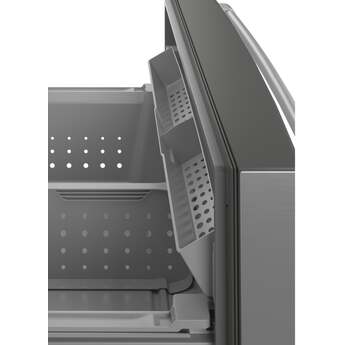 Cafe Modern Glass Series 36 Inch Smart Freestanding 4 Door French Door Refrigerator — thumbnail 13
