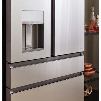 Cafe Modern Glass Series 36 Inch Smart Freestanding 4 Door French Door Refrigerator — thumbnail 19