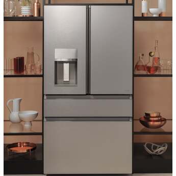 Cafe Modern Glass Series 36 Inch Smart Freestanding 4 Door French Door Refrigerator — thumbnail 23